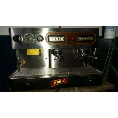 cafetera de dos brazos profesional de bar 