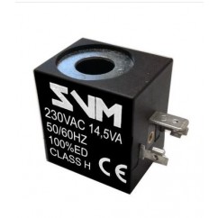 Bobina 230V 8W 50Hz para grupo de válvulas solenoides de 3 vías 