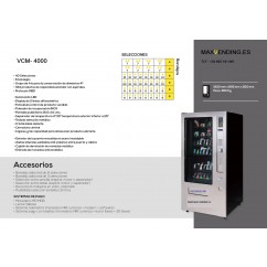 SNACK MULTIPRODUCTO VCM 4000  ADAPTAMOS PAGO CON TARJETA OPCIONAL